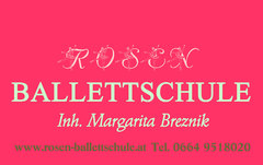 Rosen-Ballettschule Schild